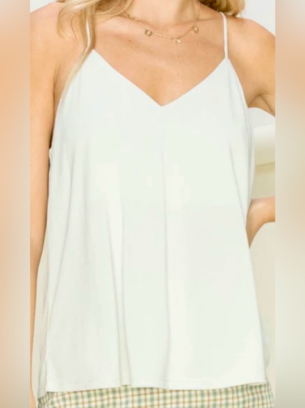 LOFT Spaghetti-Strap Slip Camisole Blouse